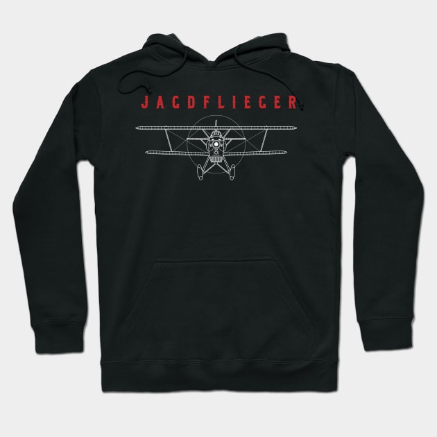 Fighter Pilot Gift Hoodie by woormle